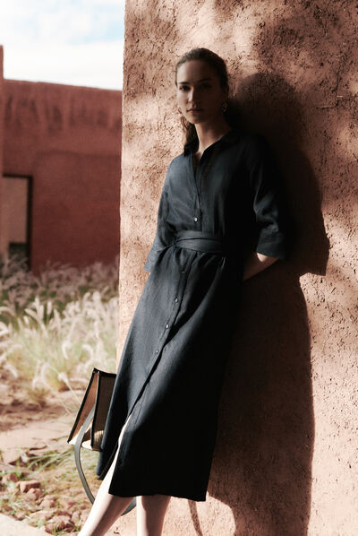 robe yana bleu marine femme