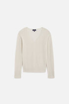 Marianne lurex sweater ivory woman