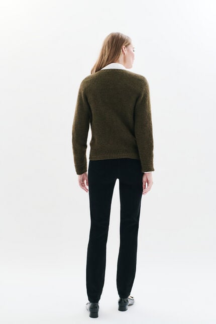 Jersey Mclarisse verde caqui mujer