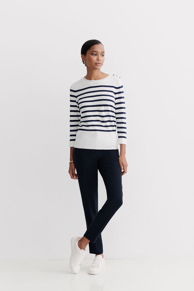pull juliette bleu marine femme