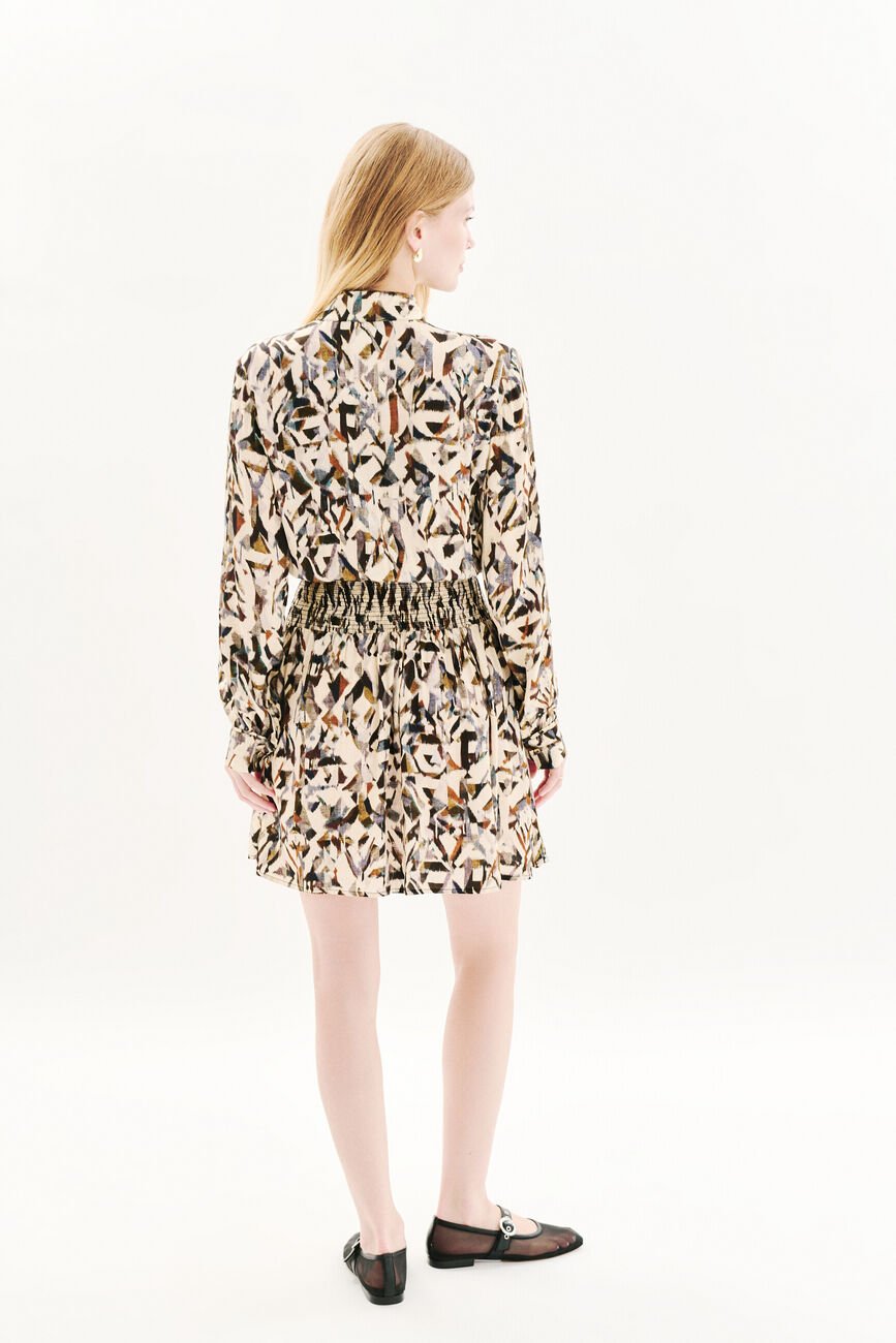Robe Rsissi ecru femme