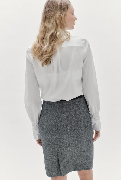 jupe agnes gris fonce femme