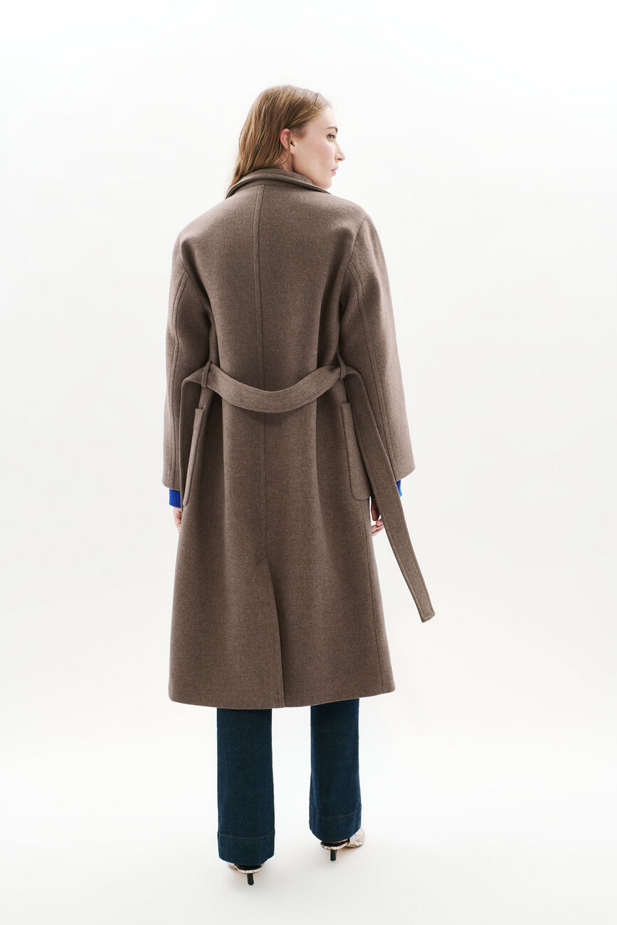 Manteau Genie taupe femme