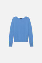 Mzoan 100% cashmere sweater lavender blue woman