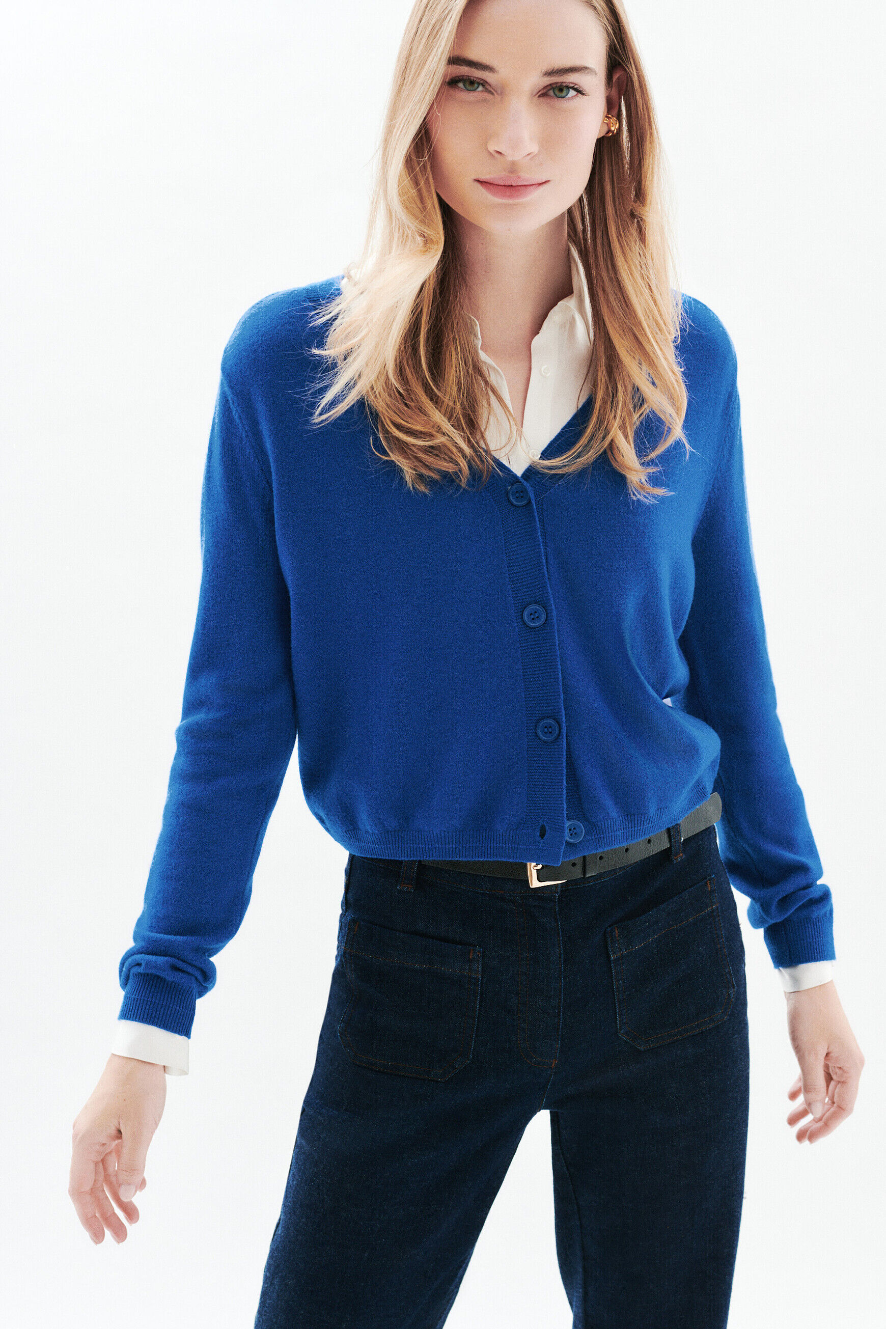 Gilet Mtheodore bleu electrique femme