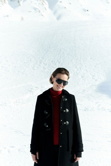 Manteau Ganville noir femme