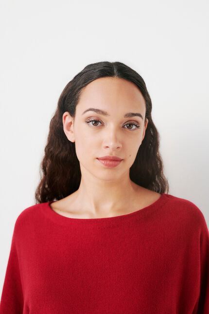 Pull miu2 bordeaux femme