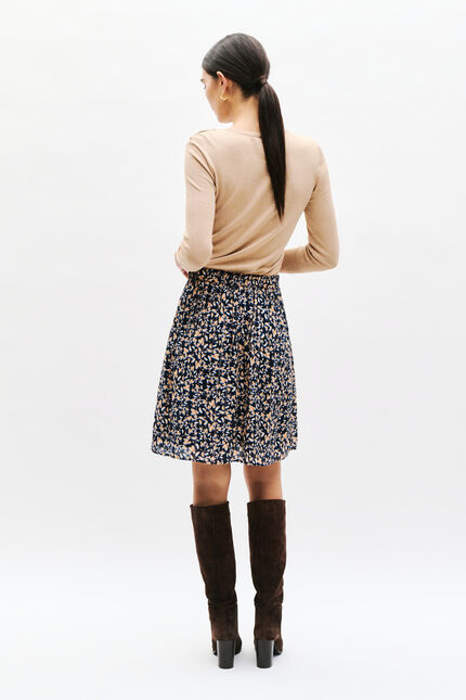 Jela rok marineblauw vrouw