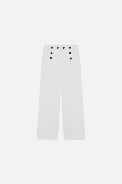 Hose Paolino weiss damen