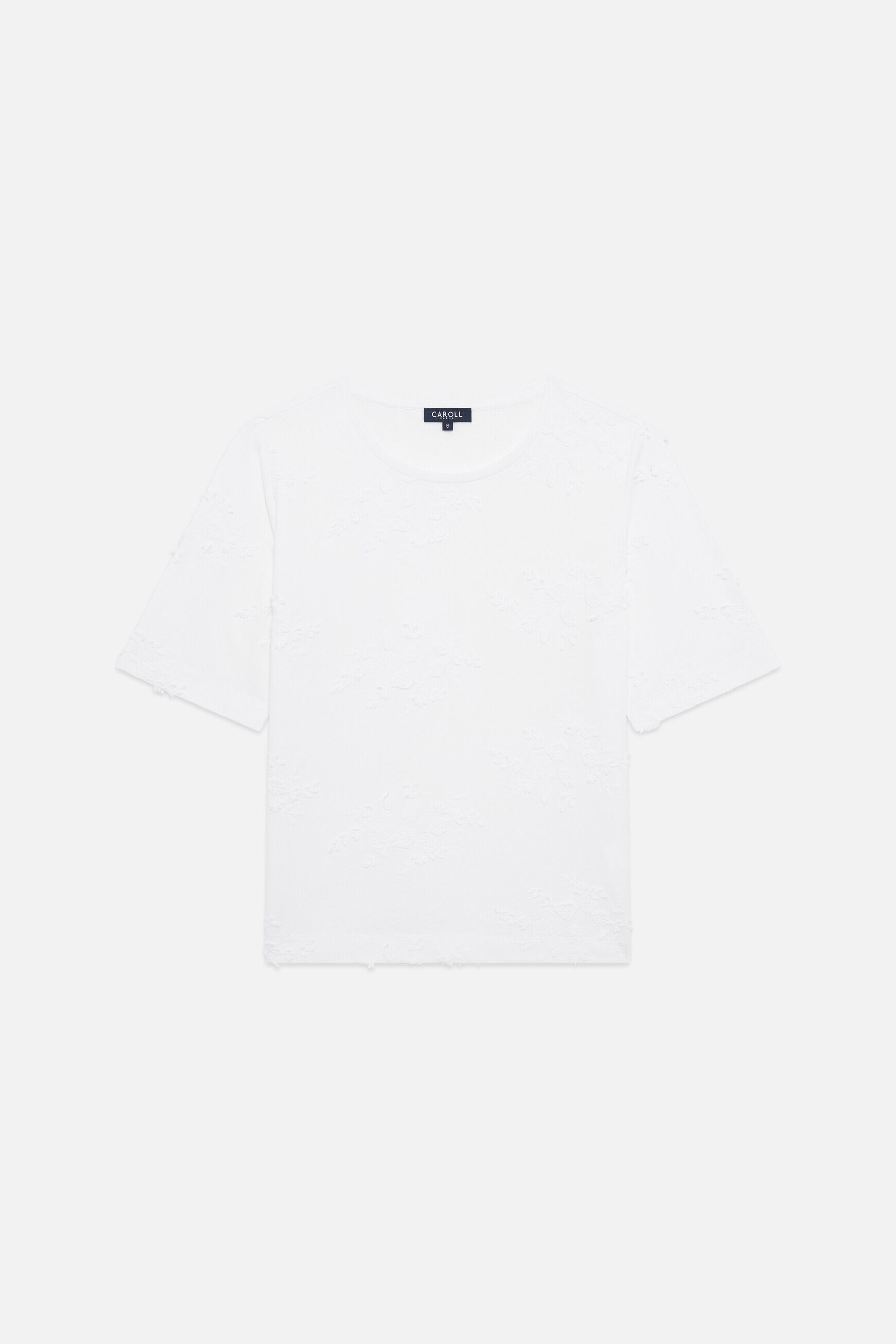 Tflower t-shirt ecru woman