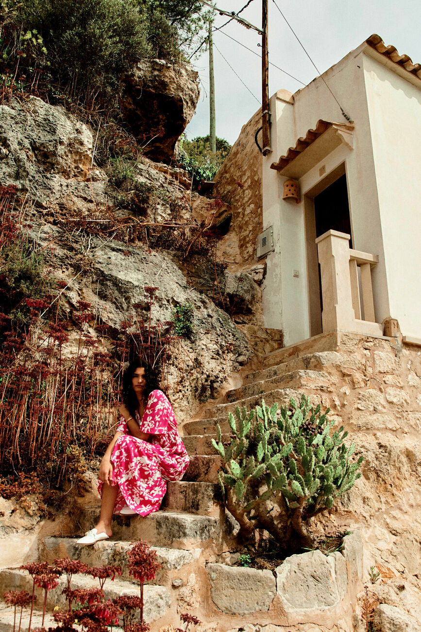 Robe tania1 rose femme