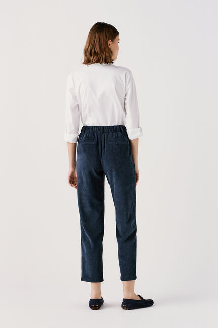 Pantalon Pnoora bleu marine femme