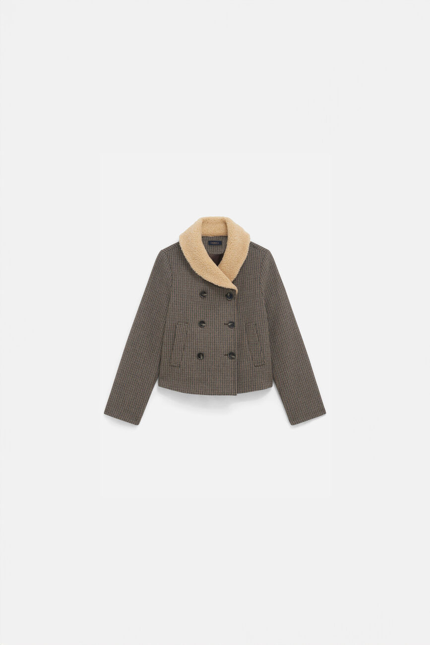 Manteau maviateur vert kaki femme