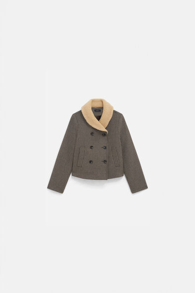 Manteau maviateur vert kaki femme