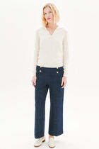 Mterry sweater ecru woman