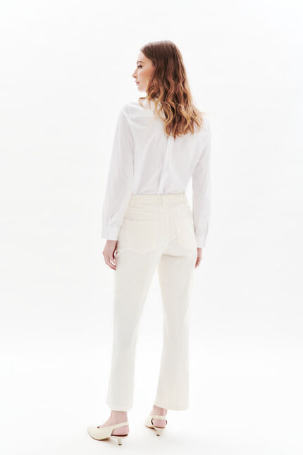 Pantalon Prunelle ivoire femme