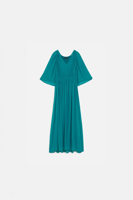 Robe regina bleu turquoise femme