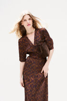 Relisa dress camel woman