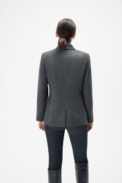Giacca valeria grigio scuro donna