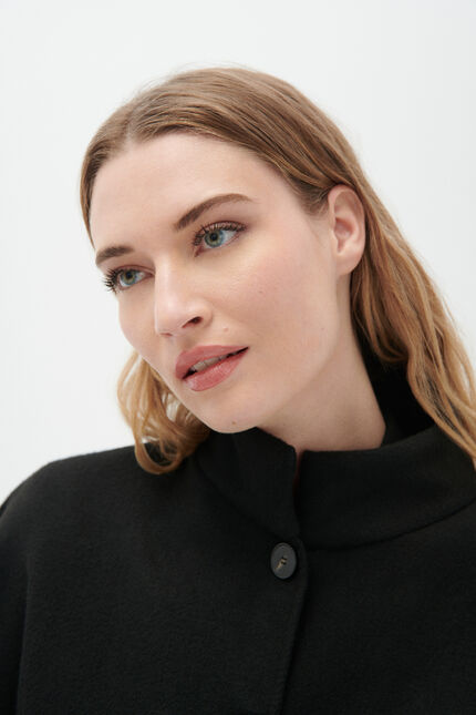 Poncho hacaro uni noir femme