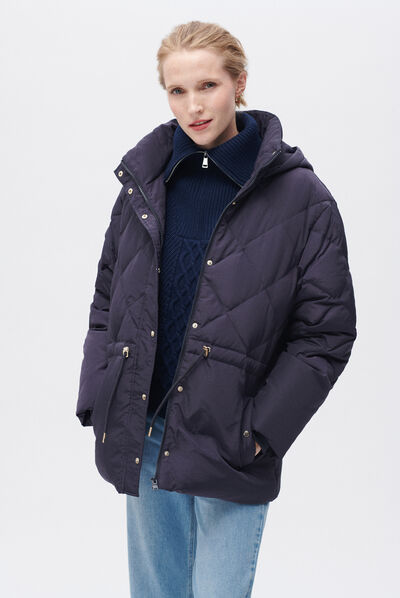 Doudoune gloria bleu marine femme