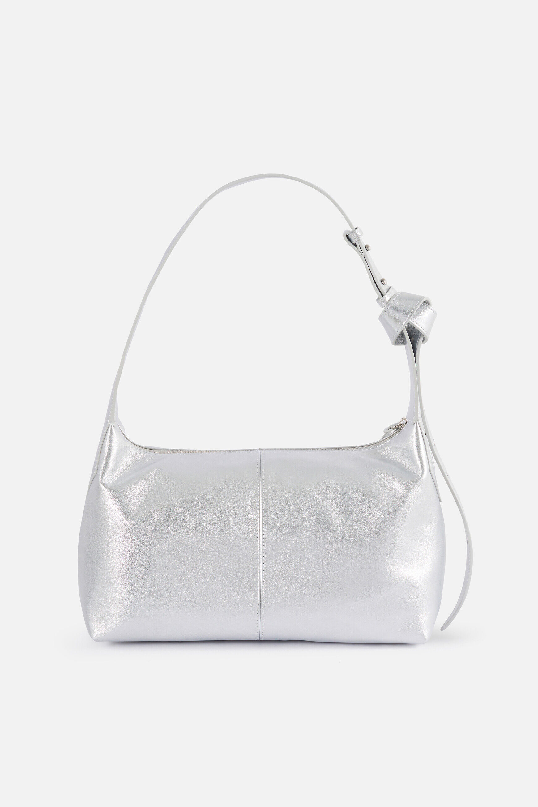 Sac soane2 en cuir naturel gris argent femme