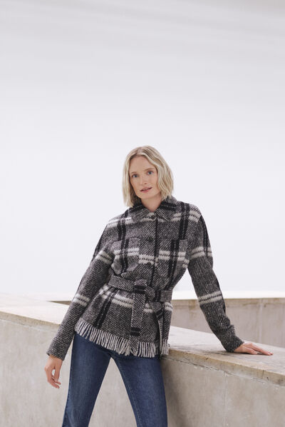 manteau juliette noir femme