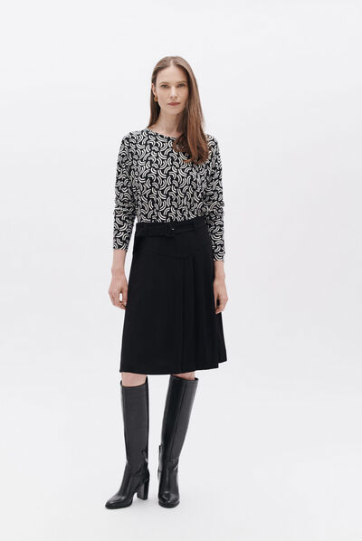 Pull mateo noir femme