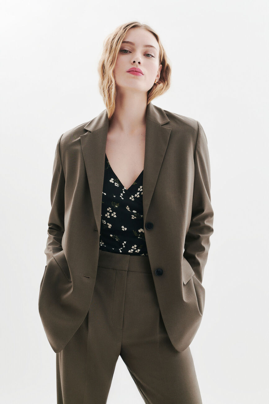 Veste Voltige taupe femme