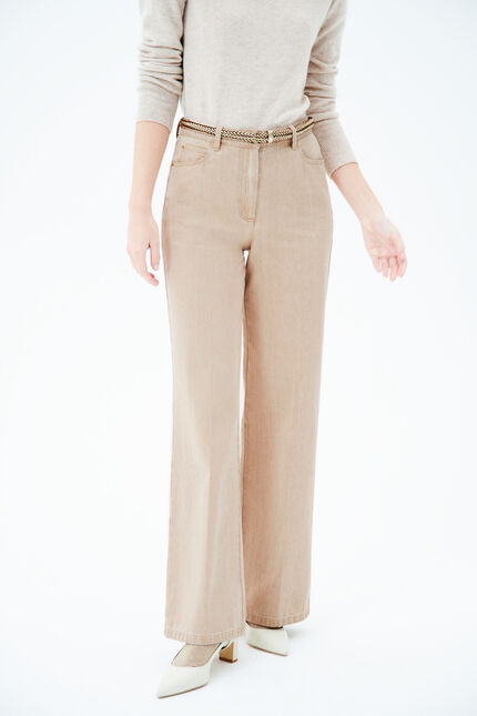Pantalon pbryan beige femme