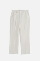 Como pants ivory woman