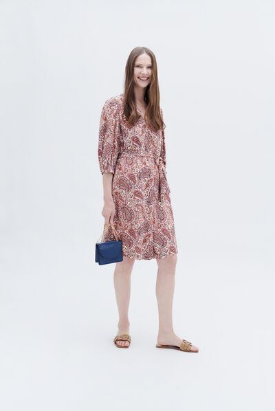 Vestido Riley cámel mujer
