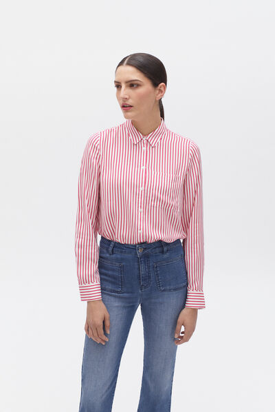 Camisa Tania rosa fucsia mujer