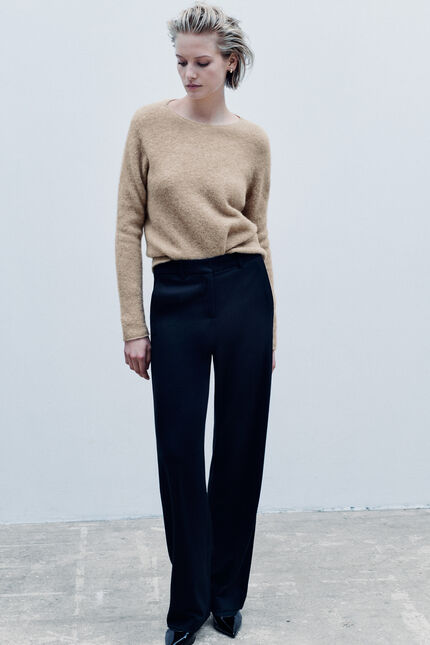 Pull Beverly made in Italy sable femme