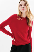 Mzoan 100% cashmere sweater red woman