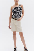 Menphis short ecru woman