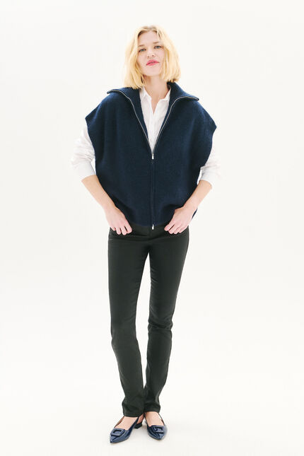 Pull mitch bleu marine femme