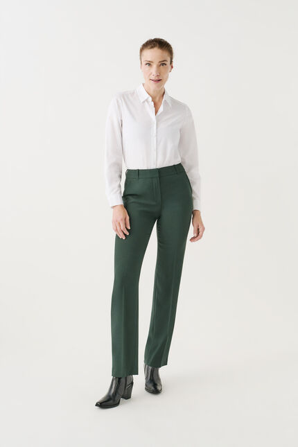 Pantalon pclement2 vert foncé femme