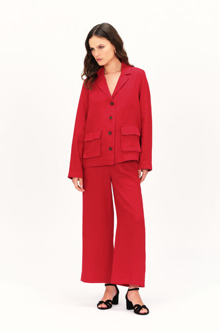 Veste vancouver rouge clair femme