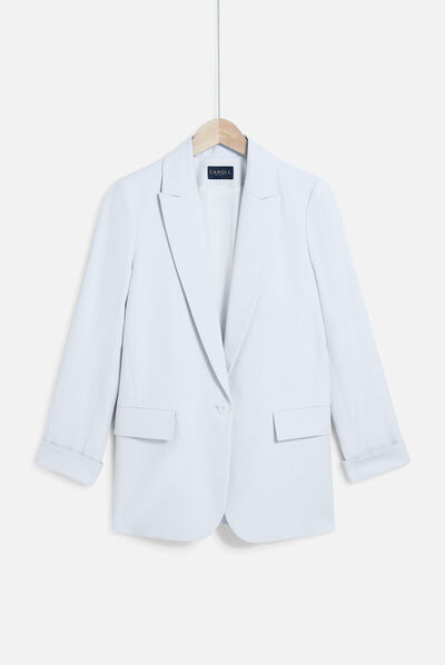 Giacca vanais celeste donna