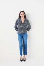 testelano T-shirt navy blue woman