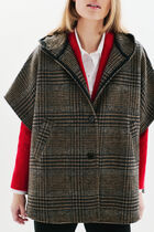 Harca2 poncho taupe woman