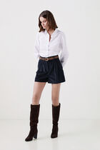 Short salsa stone denim woman