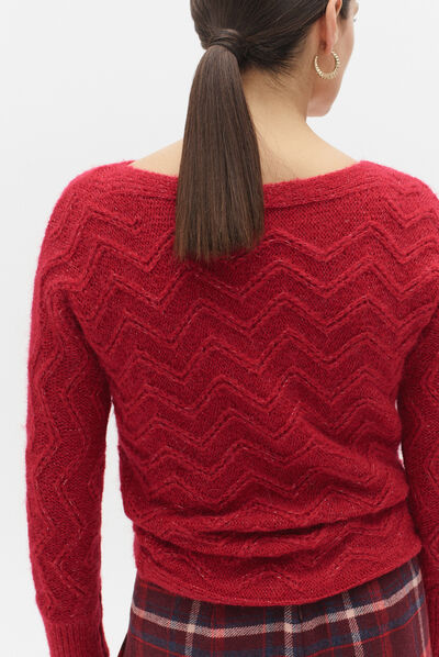 pull antonina rouge femme