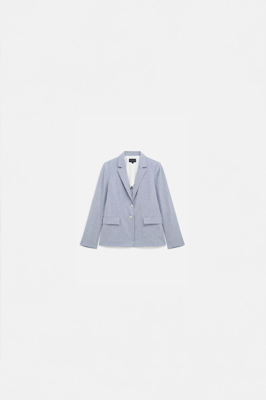 Veste voilier bleu ciel femme