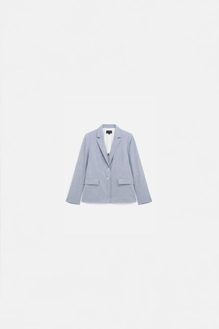Veste voilier bleu ciel femme