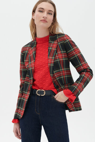Veste vaura rouge femme