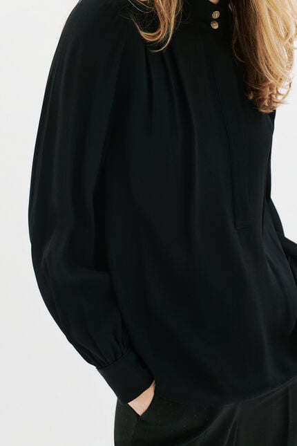 Blouse Cosma noir femme