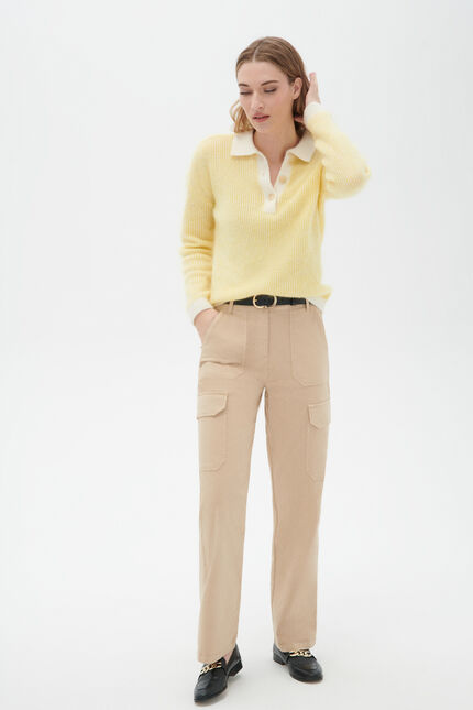 Pantalon parks marron femme