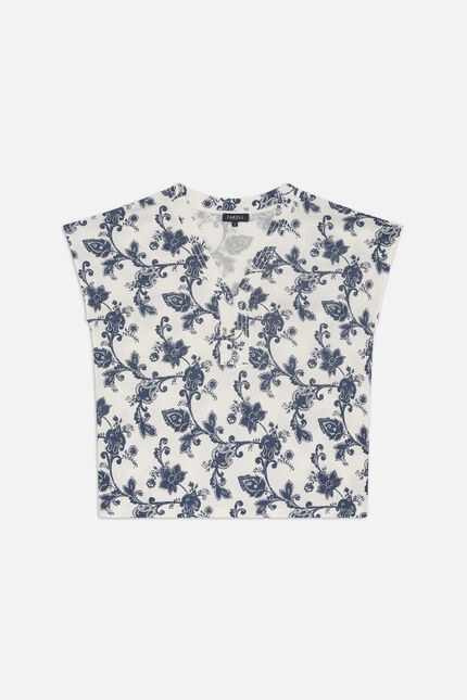 T-shirt Tikat naturfarben damen